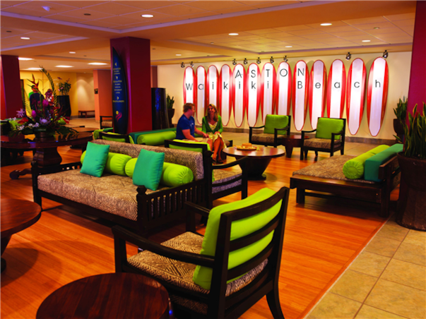 [슬림][관광1일+자유4일] 특급 트윈핀 (구.애스톤와이키키비치) ＜파셜오션뷰＞ 하와이 7일